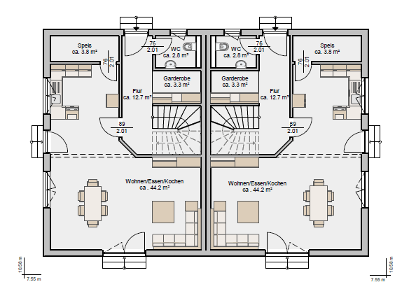 Doppelhaus 134 - EG