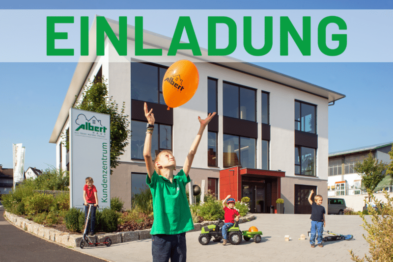 Albert Haus - Kundenzentrum Einladung